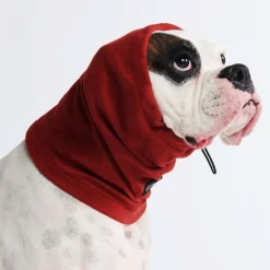 Anxiety Calming Dog Earmuff Protector - Red