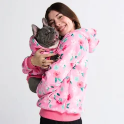 Blossom Dog Hoodie - Pink