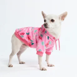 Blossom Dog Hoodie - Pink
