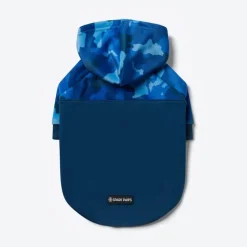 Blue Camo Dog Hoodie