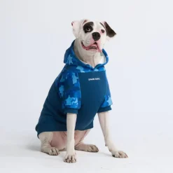 Blue Camo Human Hoodie