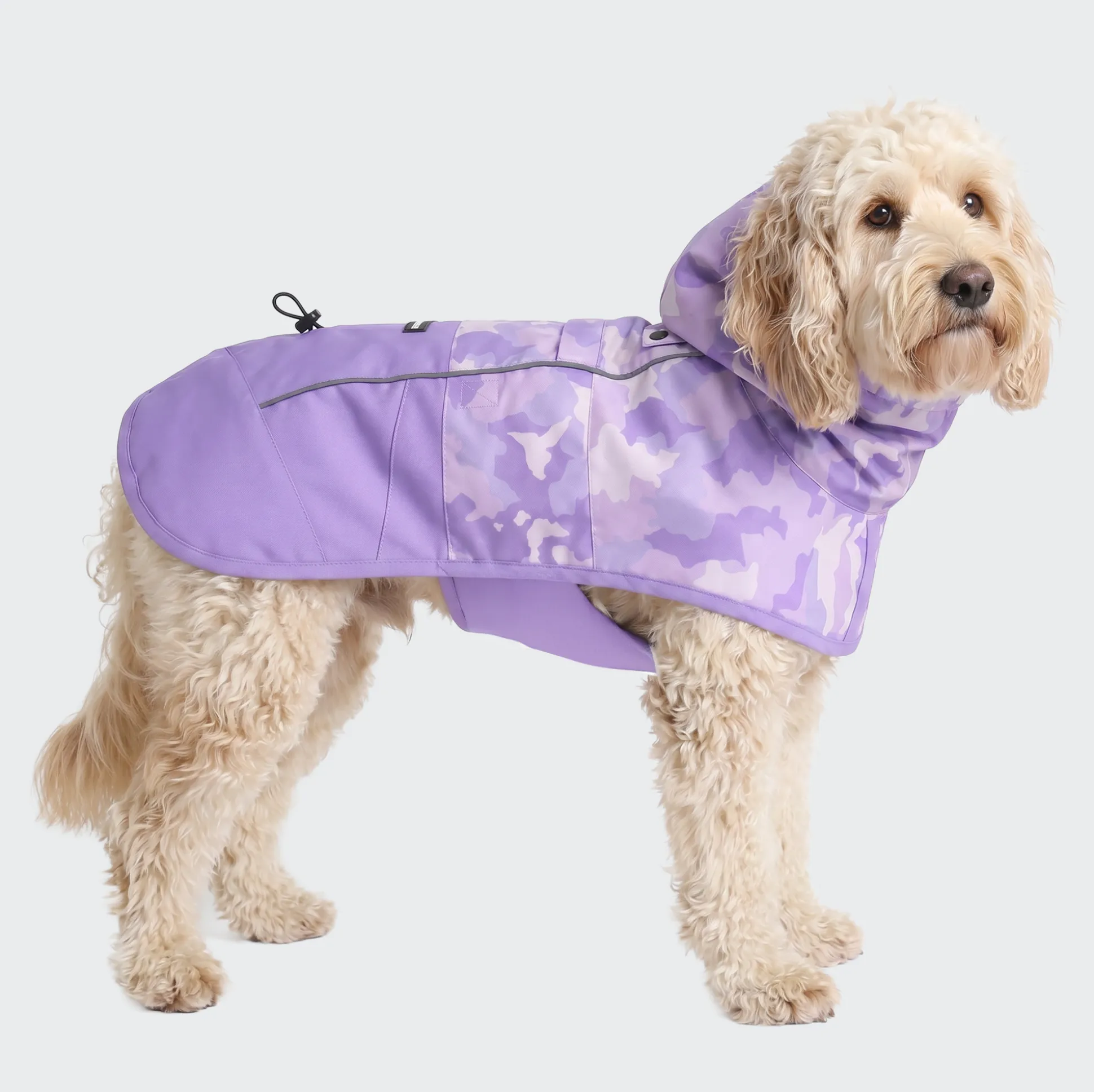 Breatheshield™ Dog Raincoat - Camo Purple