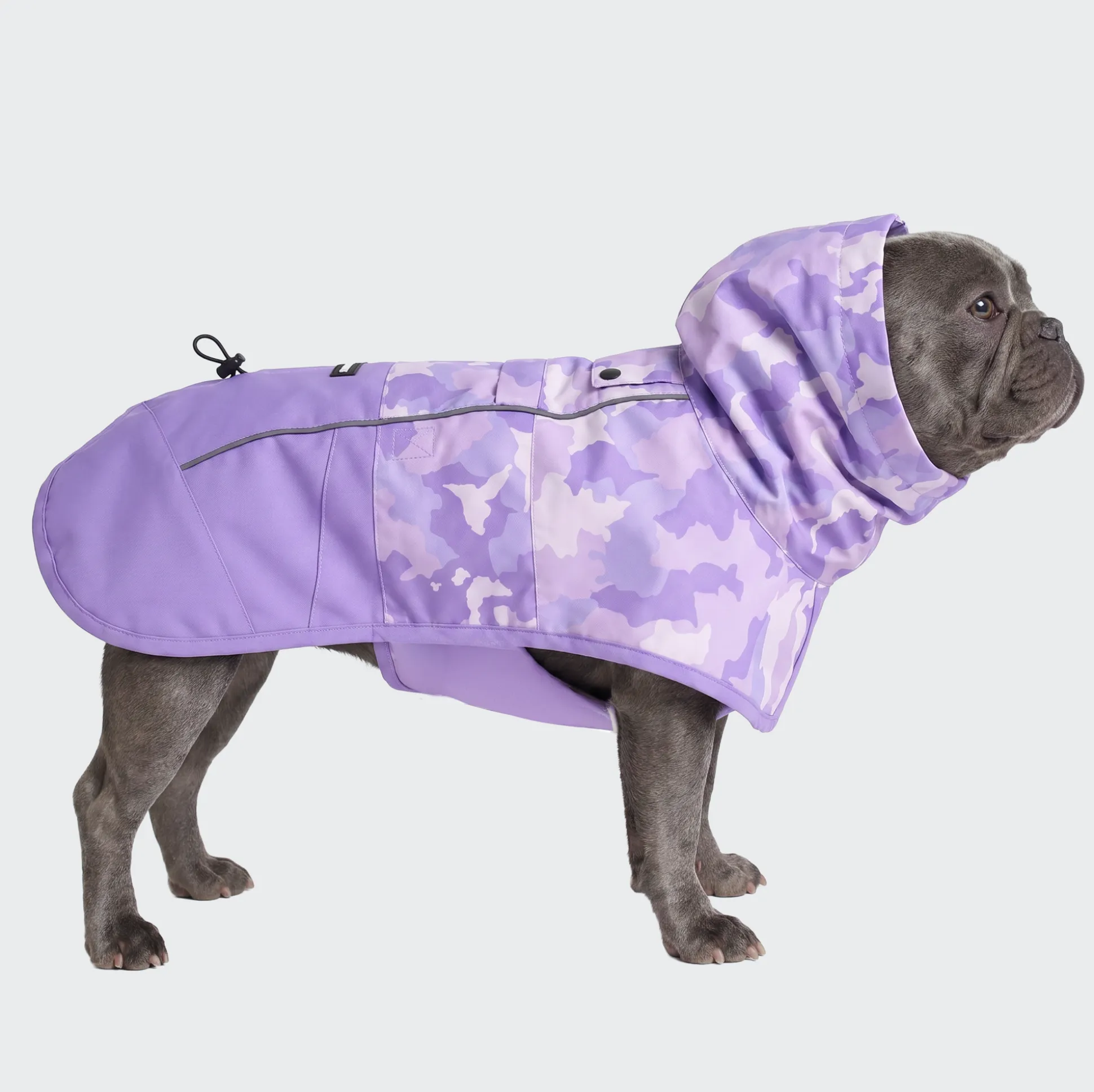 Breatheshield™ Dog Raincoat - Camo Purple