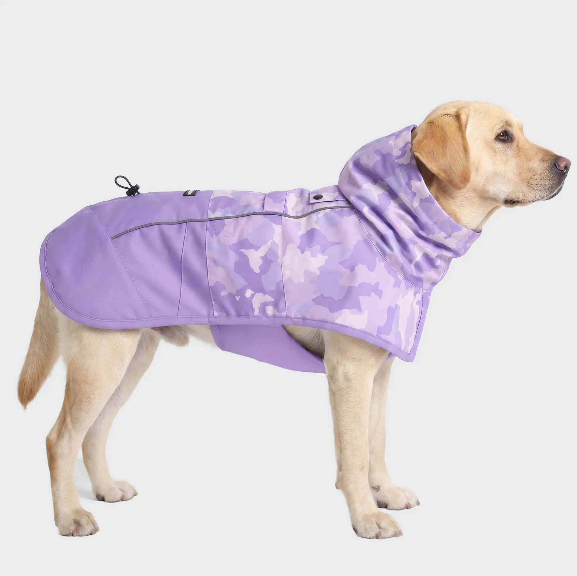Breatheshield™ Dog Raincoat - Camo Purple