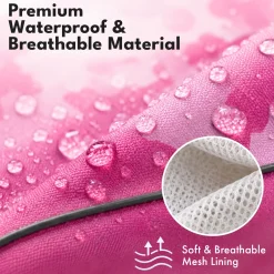 Breatheshield™ Dog Raincoat - Camo Pink