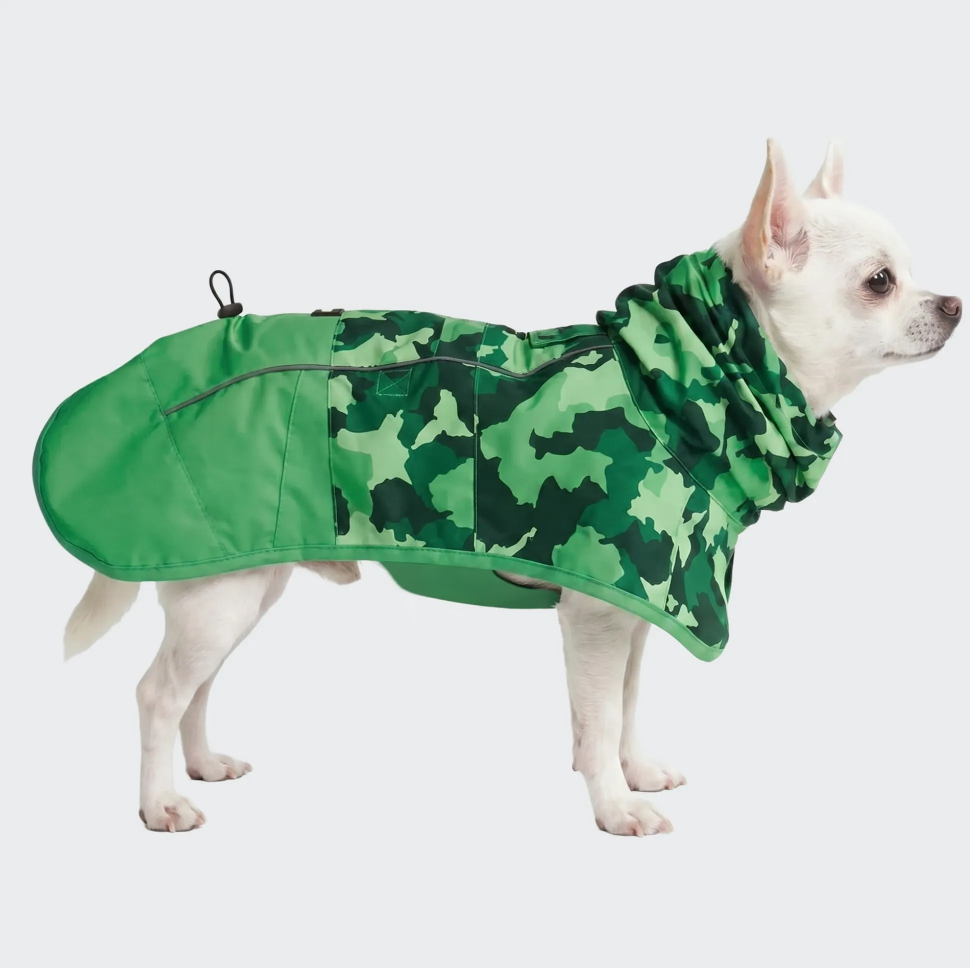 Breatheshield™ Dog Raincoat - Camo Green