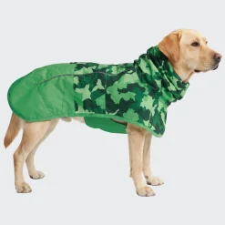 Breatheshield™ Dog Raincoat - Camo Green