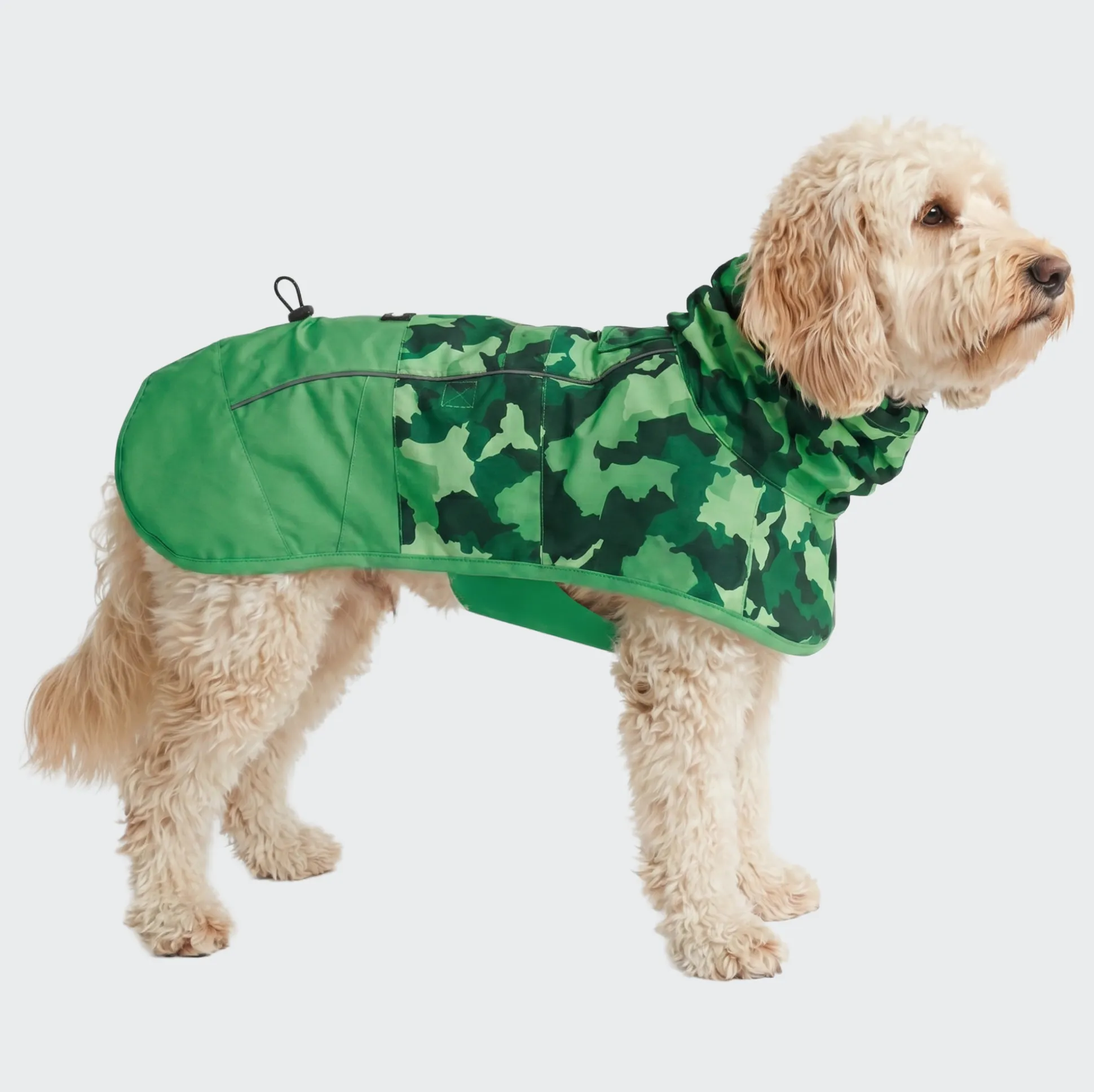 Breatheshield™ Dog Raincoat - Camo Green