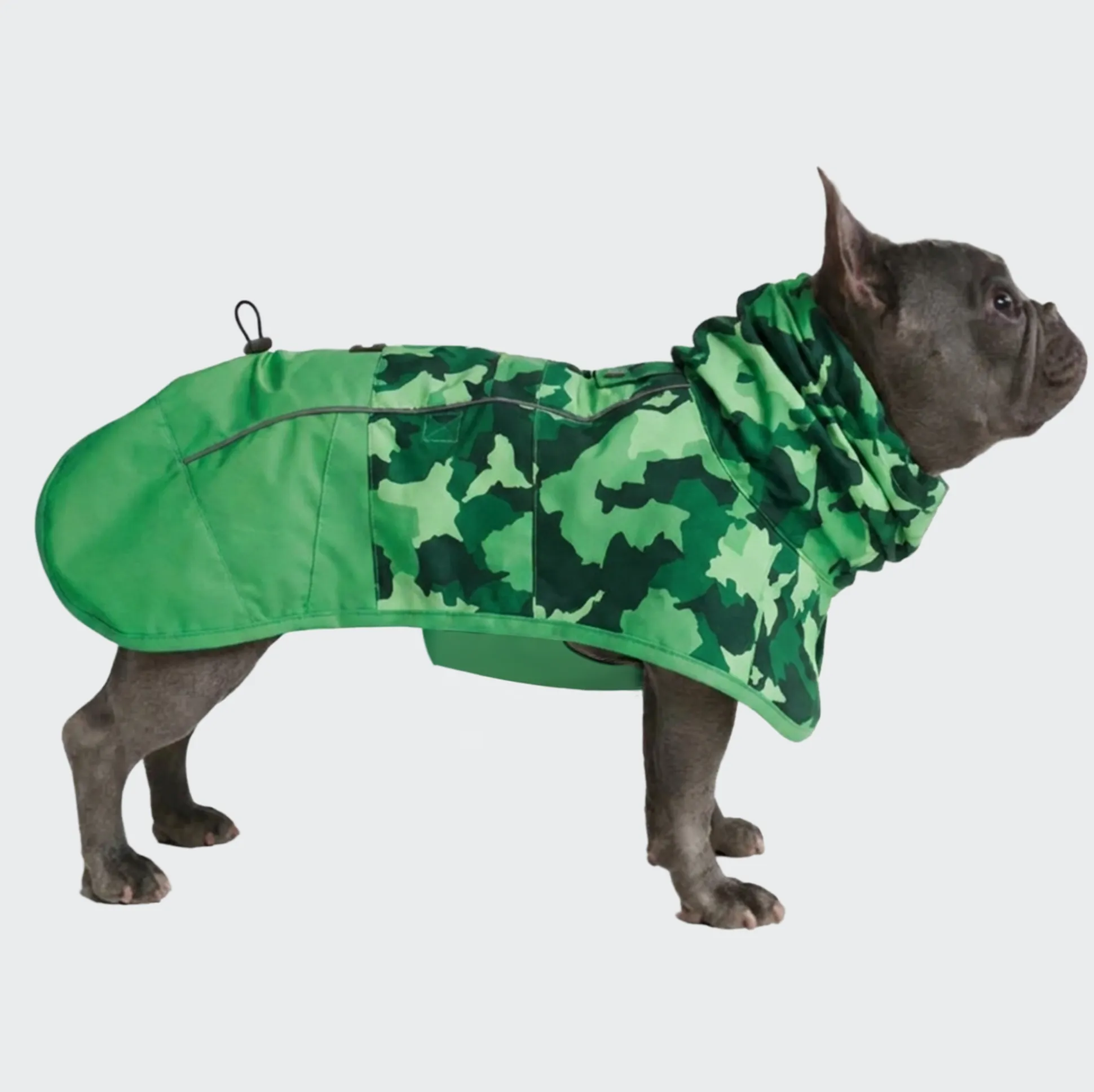 Breatheshield™ Dog Raincoat - Camo Green