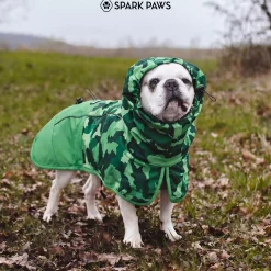 Breatheshield™ Dog Raincoat - Camo Green