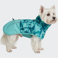 Breatheshield™ Dog Raincoat - Camo Teal