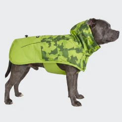 Breatheshield™ Dog Raincoat - Camo Lime