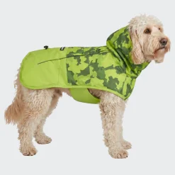 Breatheshield™ Dog Raincoat - Camo Lime