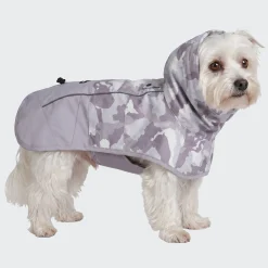 Breatheshield™ Dog Raincoat - Camo Grey