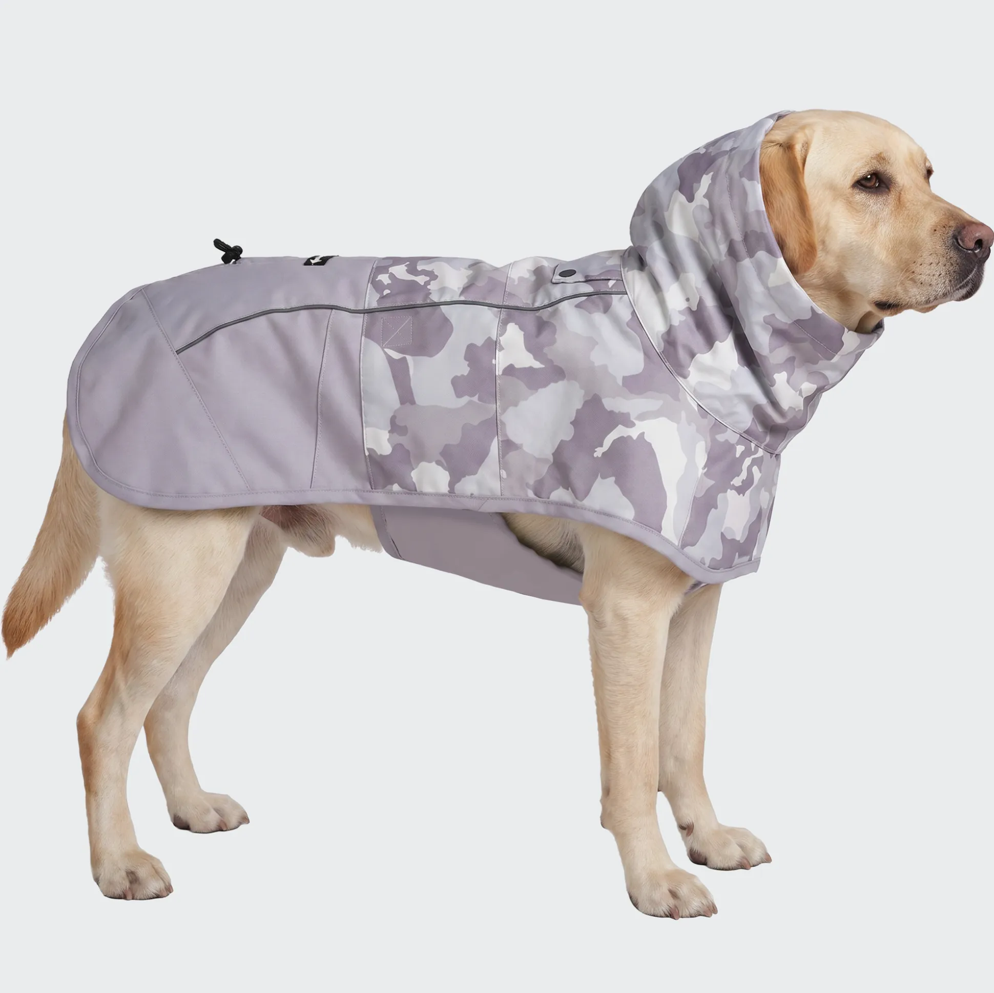 Breatheshield™ Dog Raincoat - Camo Grey
