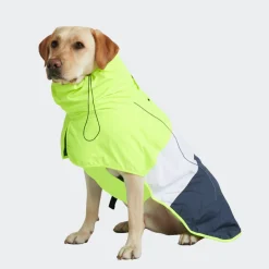 Breatheshield™ Dog Raincoat - Lime White Navy