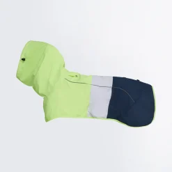 Breatheshield™ Dog Raincoat - Lime White Navy