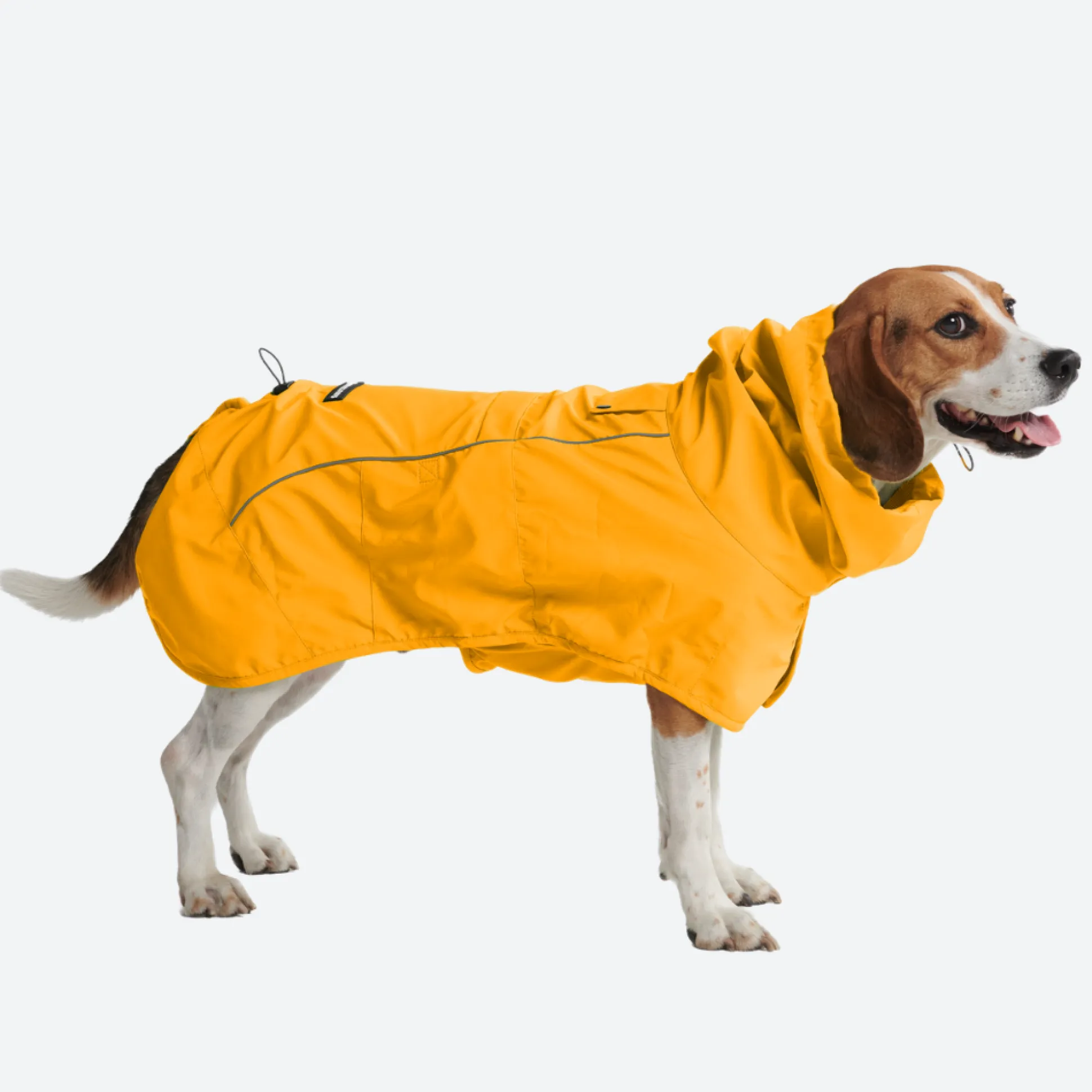 Breatheshield™ Dog Raincoat - Mustard Yellow