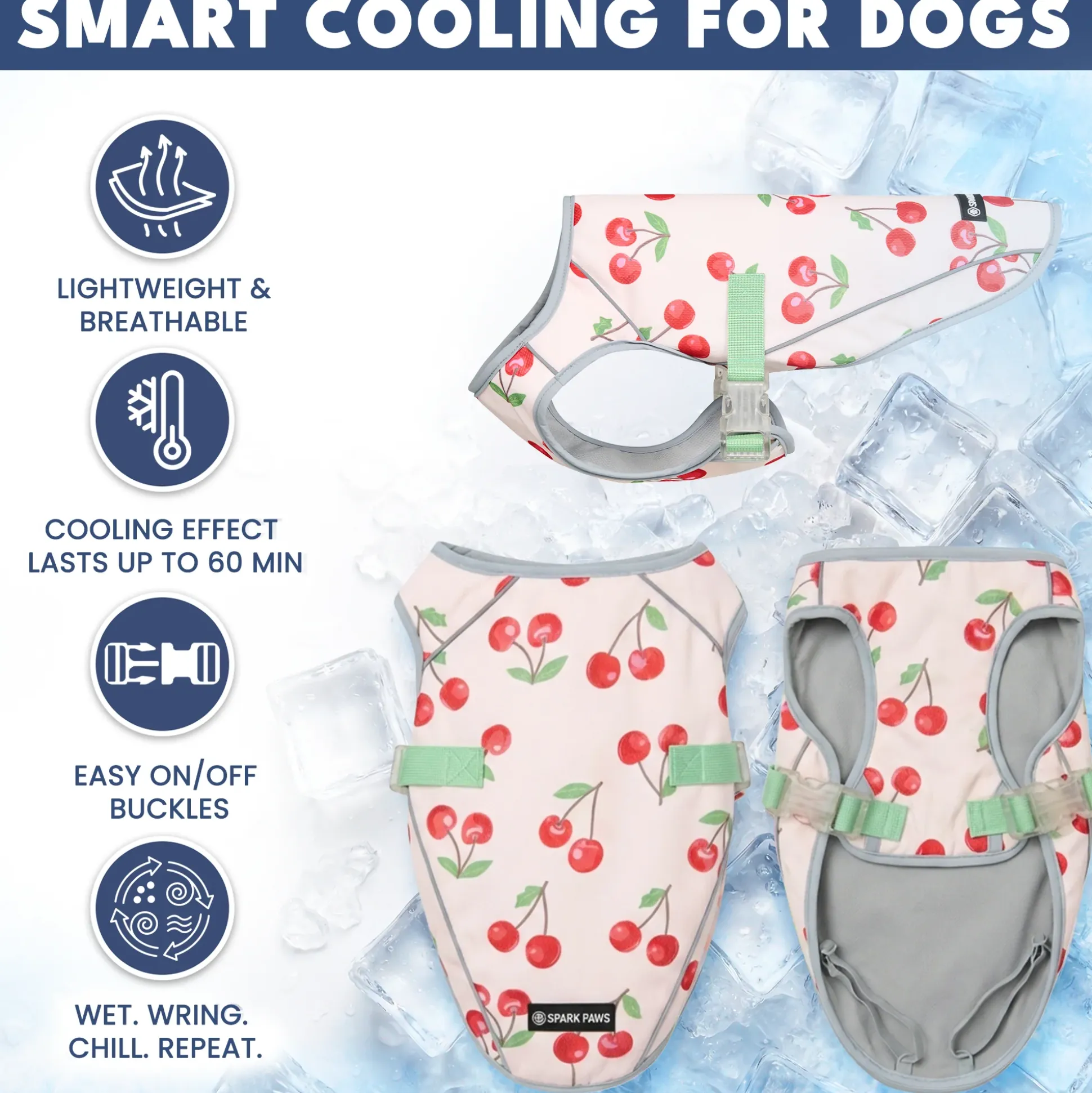 Chilltech™ Dog Cooling Vest 2 Pack