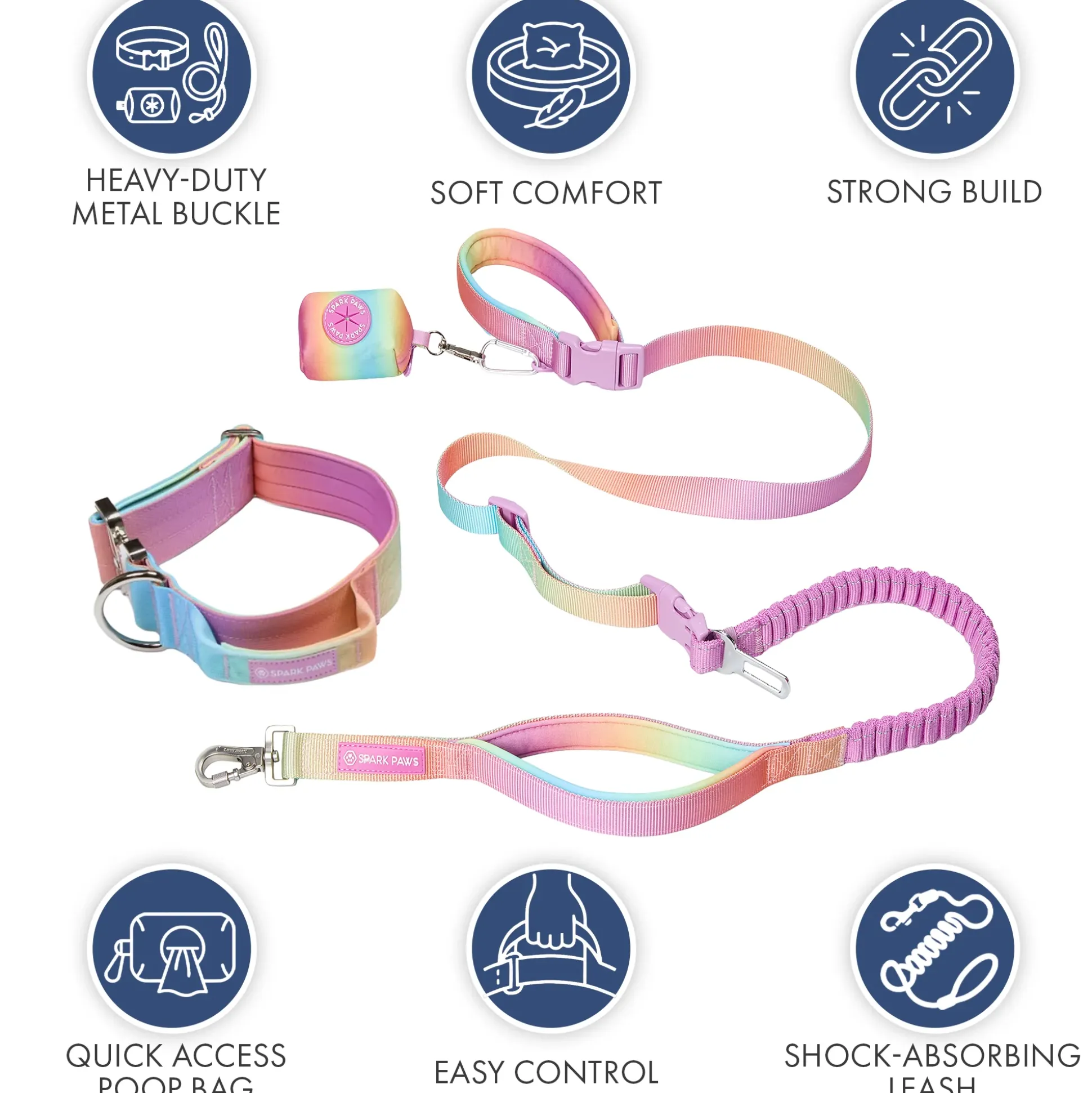 Comfort Control Collar and Multipurpose Leash Sets