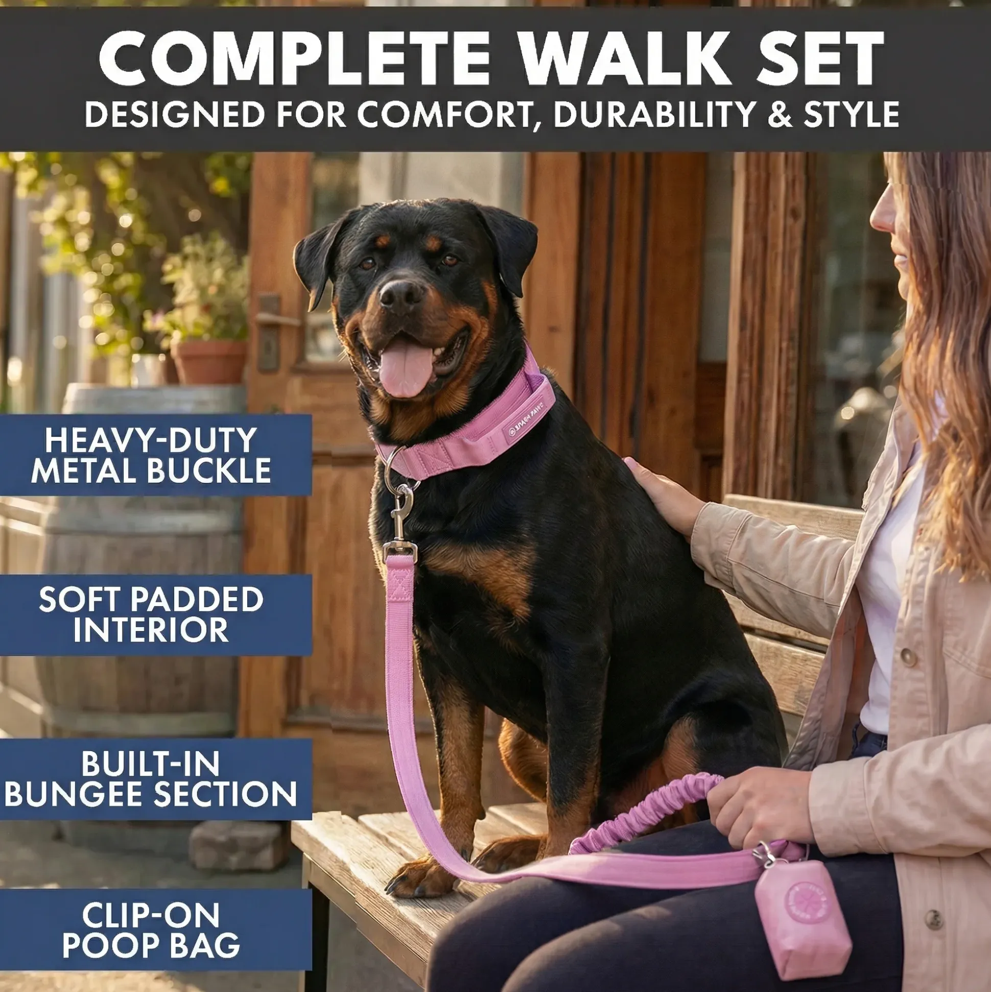 Comfort Control Collar and Multipurpose Leash Sets