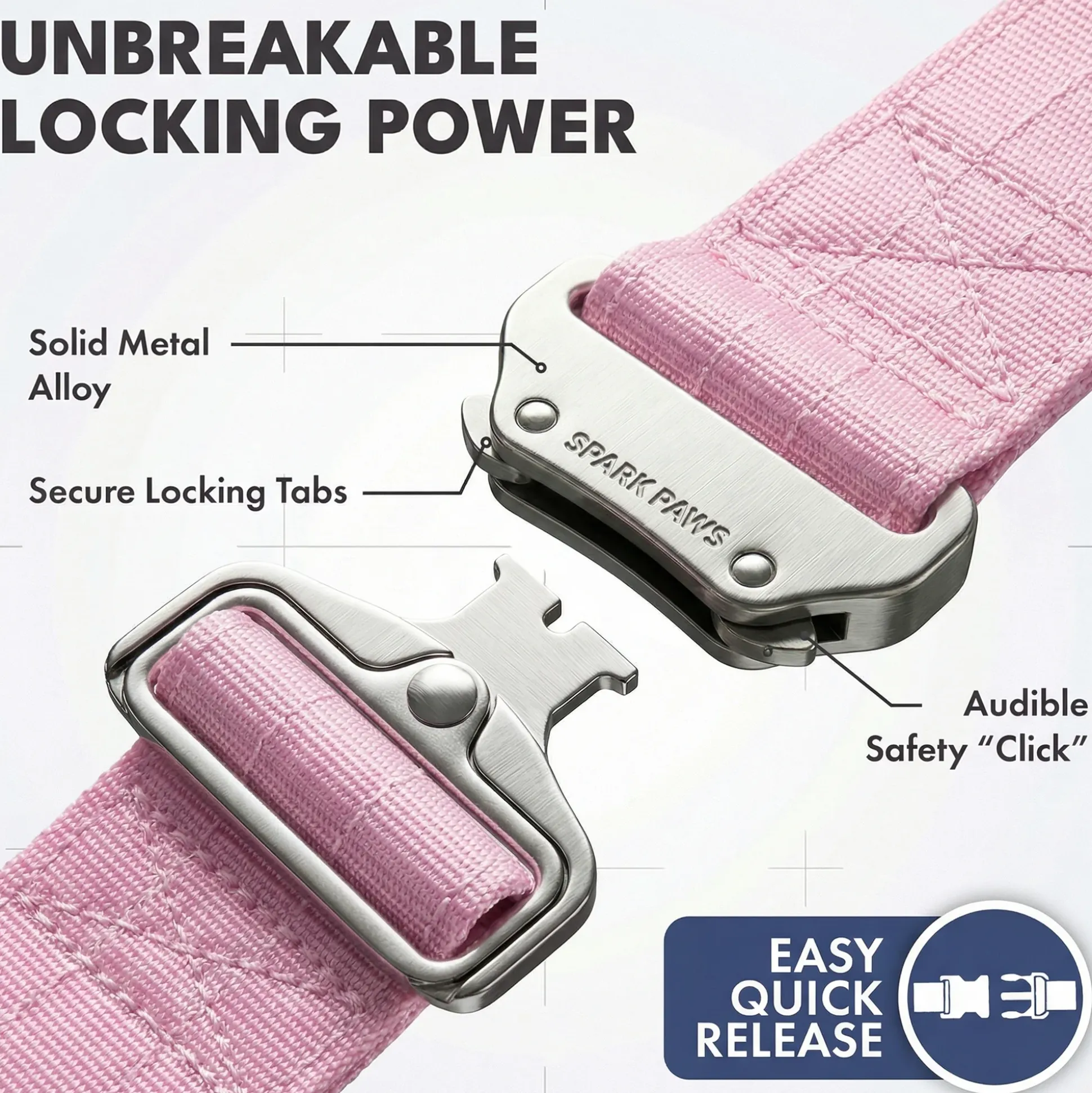 Comfort Control Collar and Multipurpose Leash Set - Pink