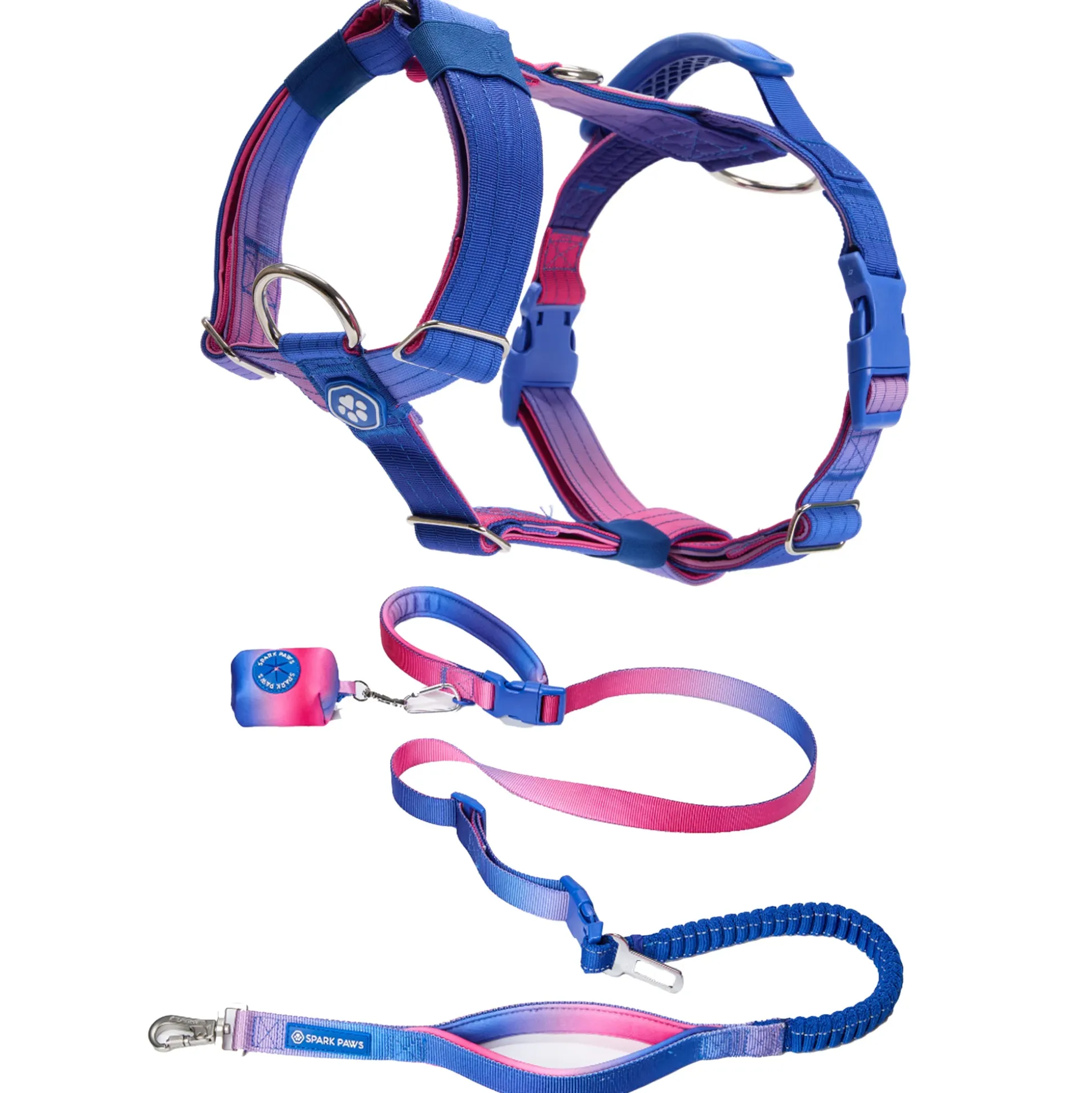 Comfort Control No-Pull Dog Harness and Multipurpose Leash Sets