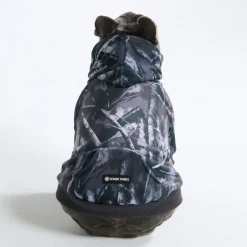 Concrete Wood Dog Hoodie - Asphalt