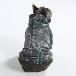 Concrete Wood Dog Hoodie - Timber