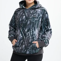 Concrete Wood Human Hoodie - Asphalt