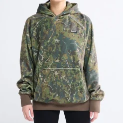 Concrete Wood Human Hoodie - Moss