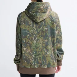 Concrete Wood Human Hoodie - Moss