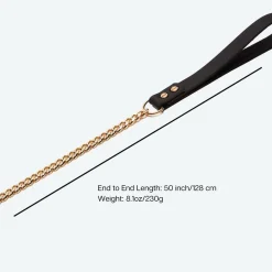 Cuban Link Gold Dog Leash