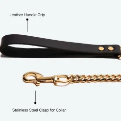 Cuban Link Gold Dog Leash