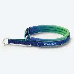 Cushioned Martingale Collar - Lime Wave