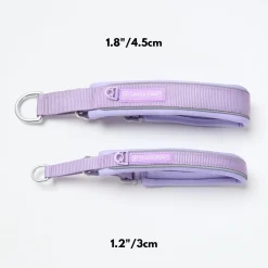 Cushioned Martingale Collar - Lilac