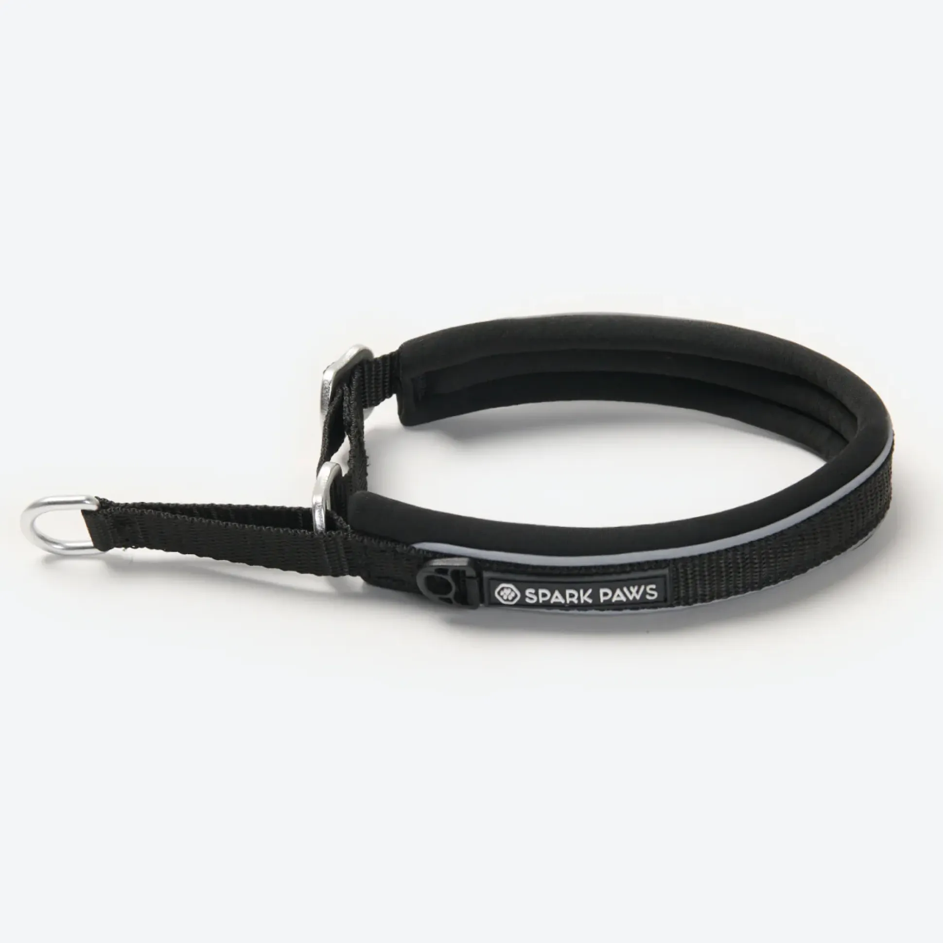 Cushioned Martingale Collar - Black