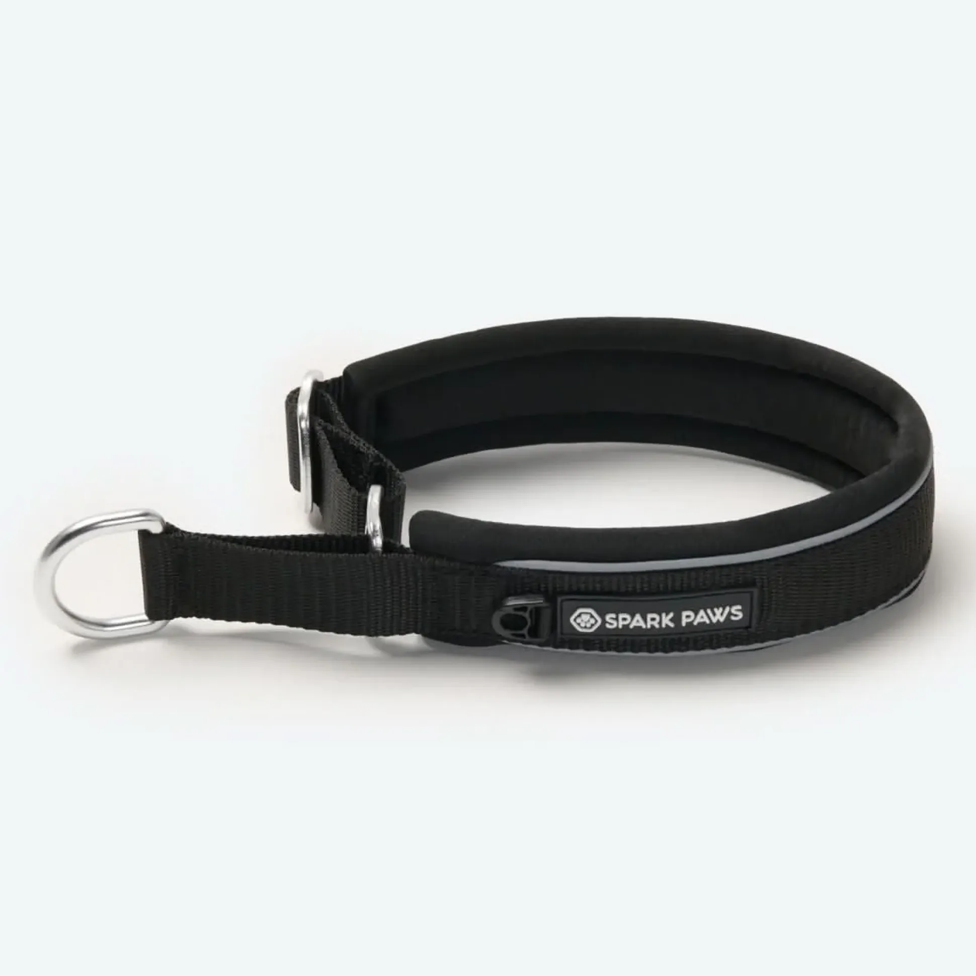 Cushioned Martingale Collar - Black