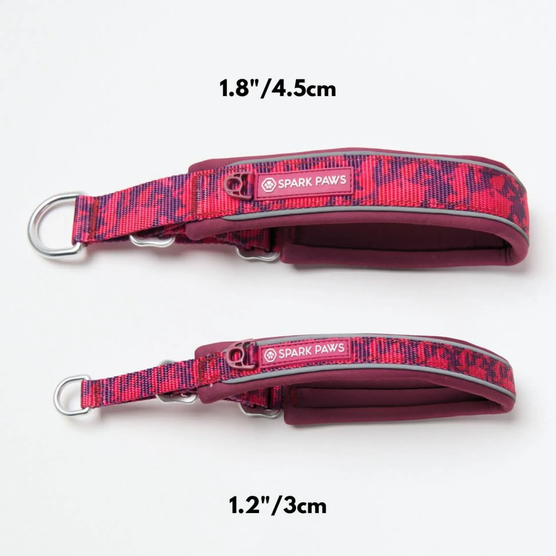 Cushioned Martingale Collar - Fuchsia Camo