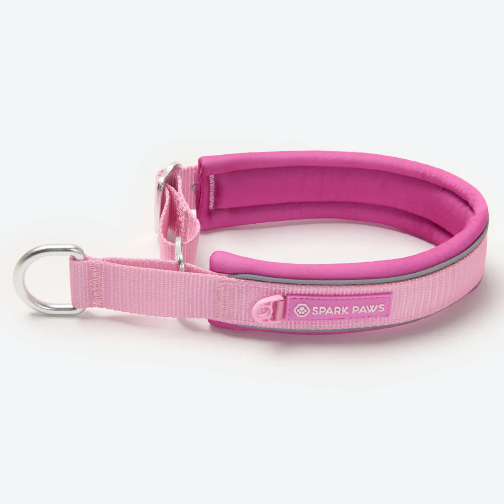 Cushioned Martingale Collar - Pink