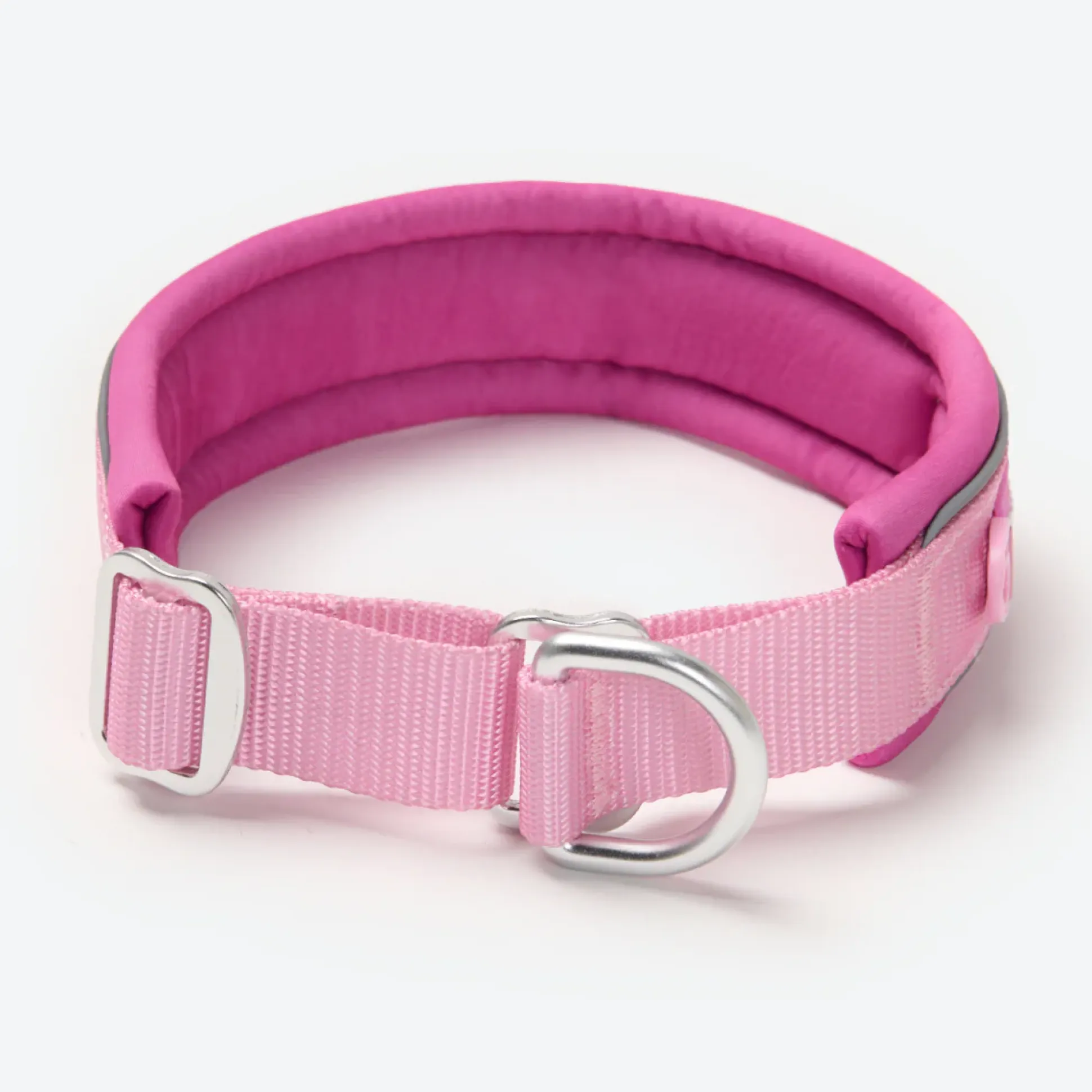 Cushioned Martingale Collar - Pink
