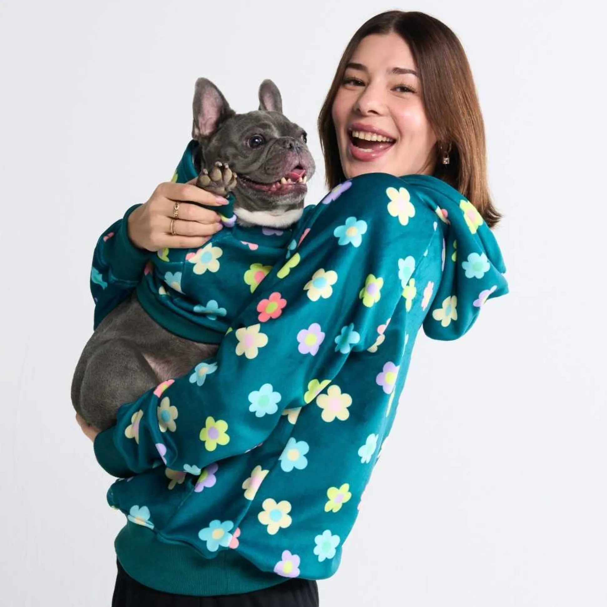 Daisy Human Hoodie - Green