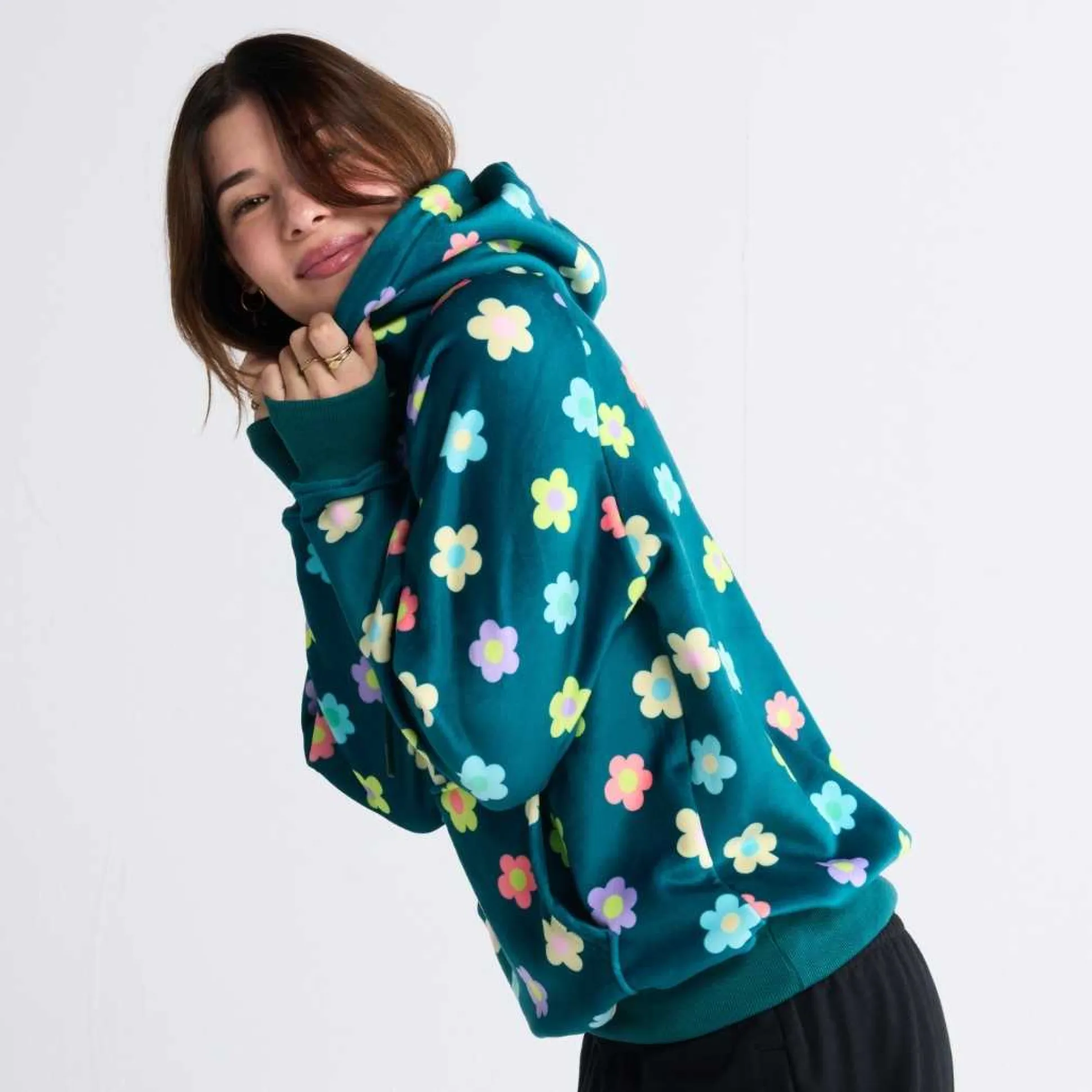 Daisy Human Hoodie - Green