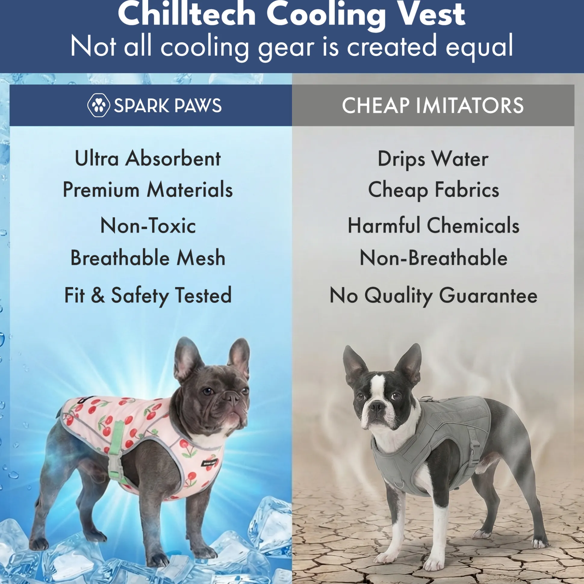 Dog Cooling Vest - Cherries