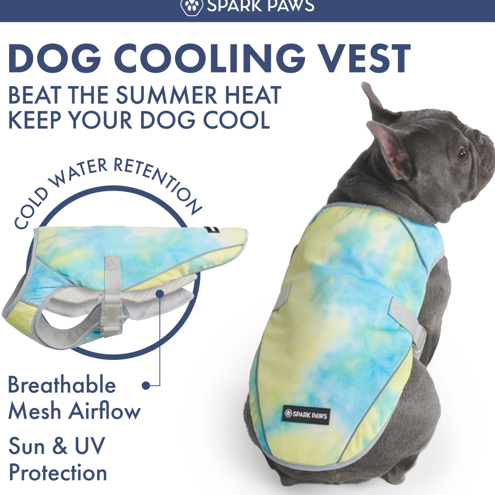 Dog Cooling Vest (2-pack) - Snow Cone & Tropical Storm