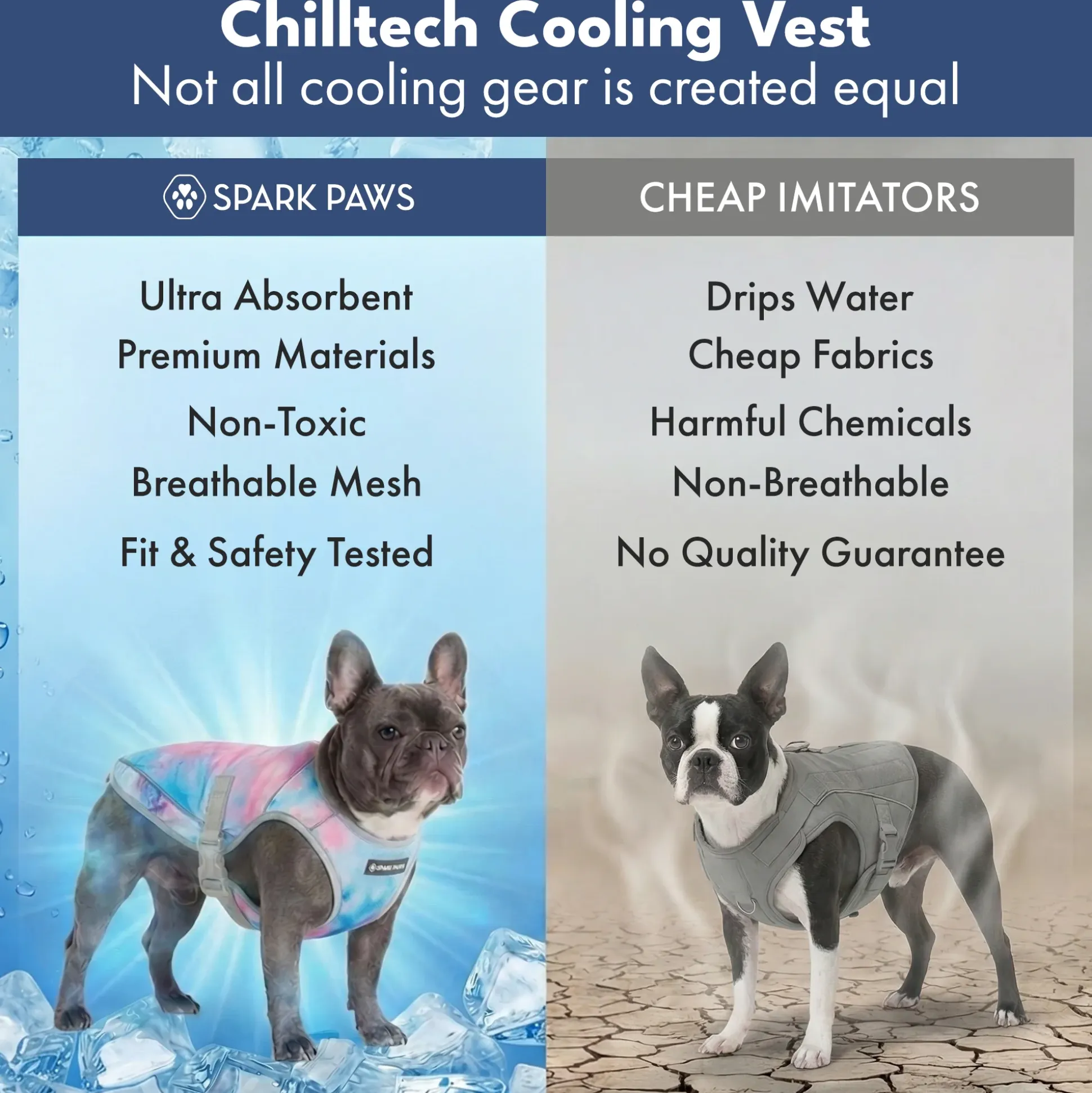 Dog Cooling Vest - Snow Cone