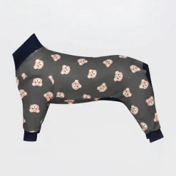 Dog Pajama - Bear Black
