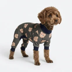 Dog Pajama - Bear Black