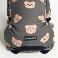 Dog Pajama - Bear Black