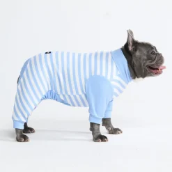 Dog Pajama - Blue Stripes